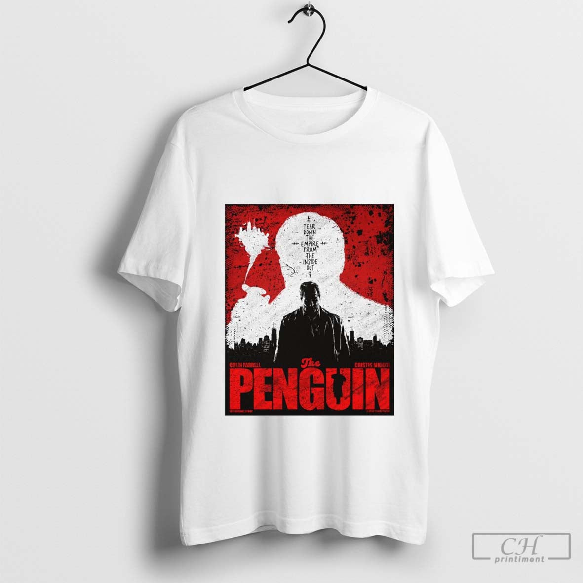 The Penguin Suffering Colin Farrell Cristin Milioti Tear Down The Empire From The Inside Out Art t-shirt Hoodie, Sweatshirt