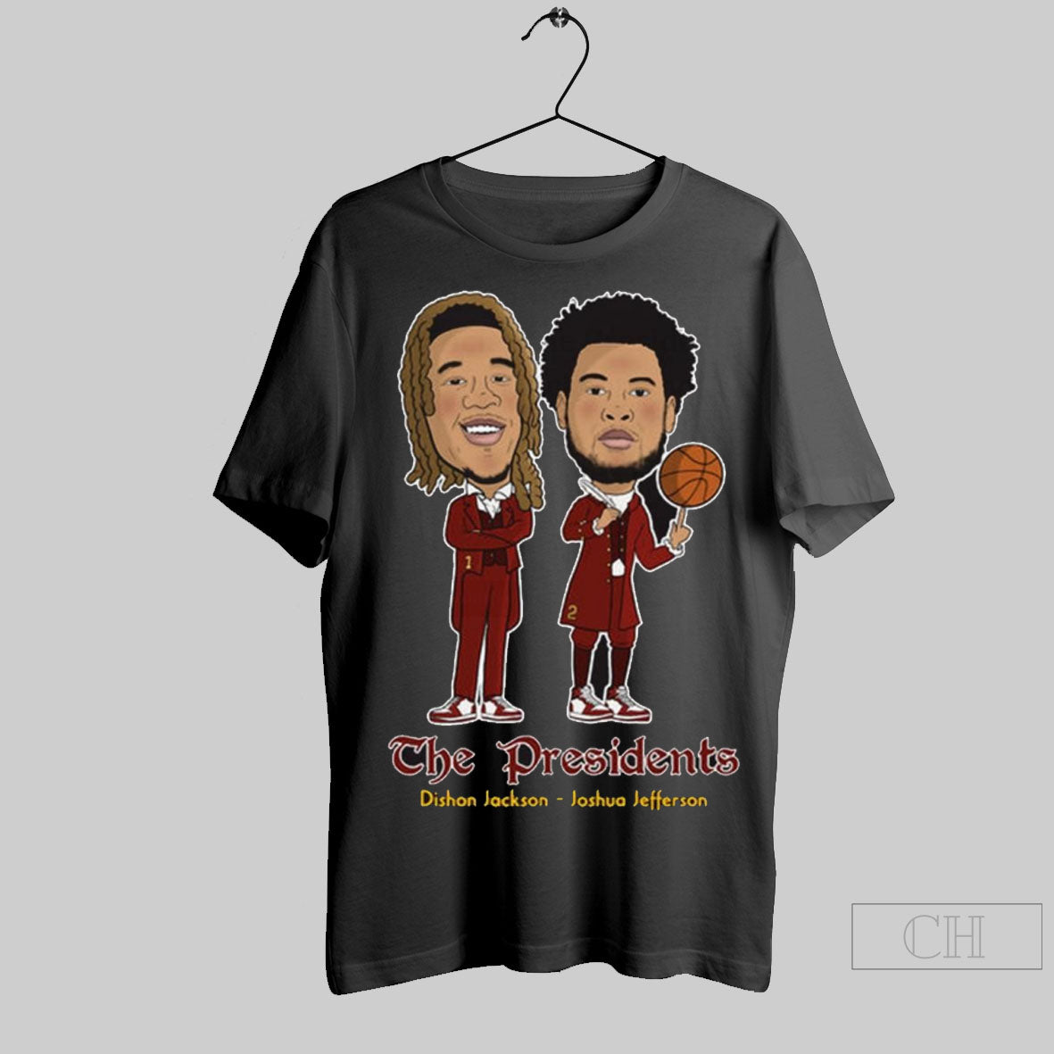 The Presidents Dishon Jackson And Joshua Jefferson Caricatures Iowa State Cyclones T Shirt Hoodie, Sweatshirt