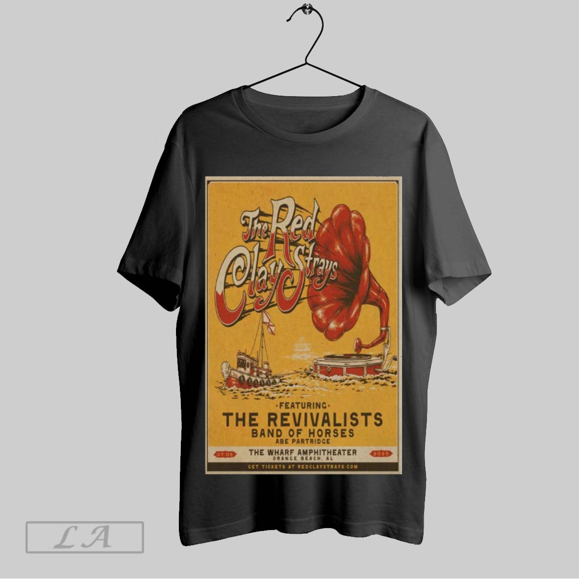The Red Clay Strays July 5 2025 The Wharf Amphitheater In Orange Beach Al Tour Poster T Shirt Hoodie, Sweatshirt