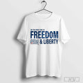 The Dan Bongino Show On The Right Side Of Freedom &amp; Liberty Blue T-shirt Hoodie, Sweatshirt | CoreVibeTees.com