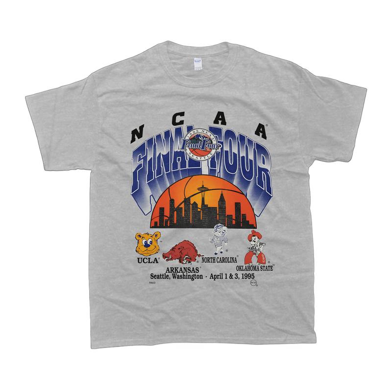 Vintage 1995 NCAA Final Four Tee, Classic Sweatshirt for women, for men Cotton Menswear Top Unisex T-Shirt Top... (Image 3)