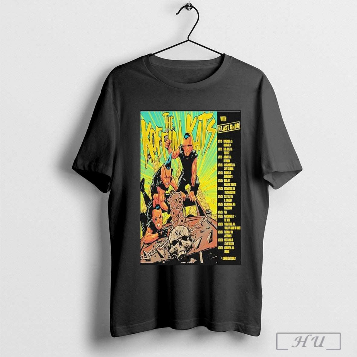 The Koffin Kats And The Last Gang March 2025 Tour T Shirt Hoodie, Sweatshirt | CoreVibeTees.com