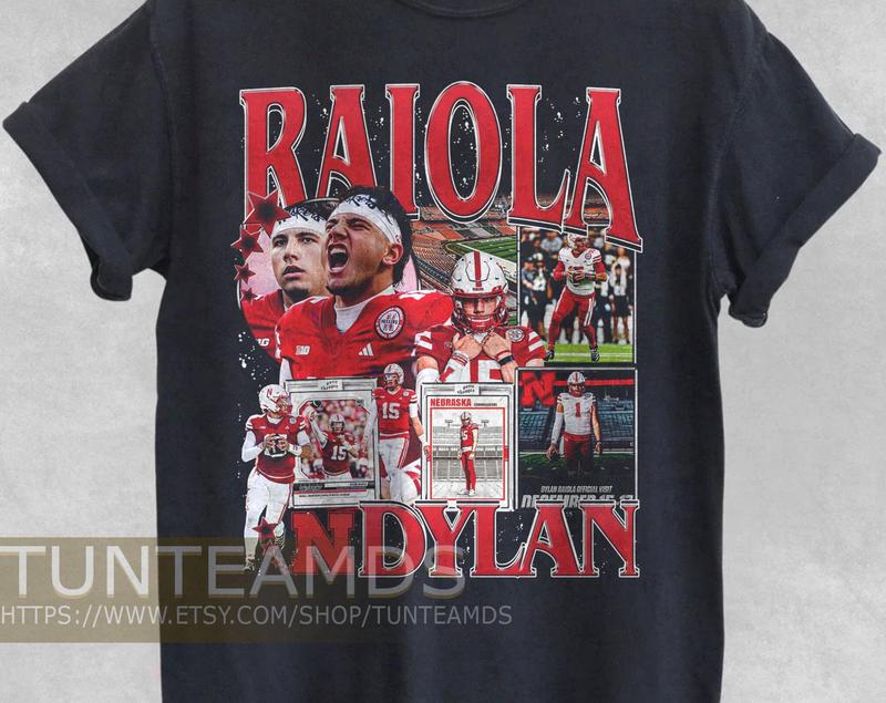 Vintage Dylan Raiola Shirt, Sweatshirt , Football Shirt, Classic 90S Graphic Tee, Unisex, Vintage Bootleg,... (Image 1)