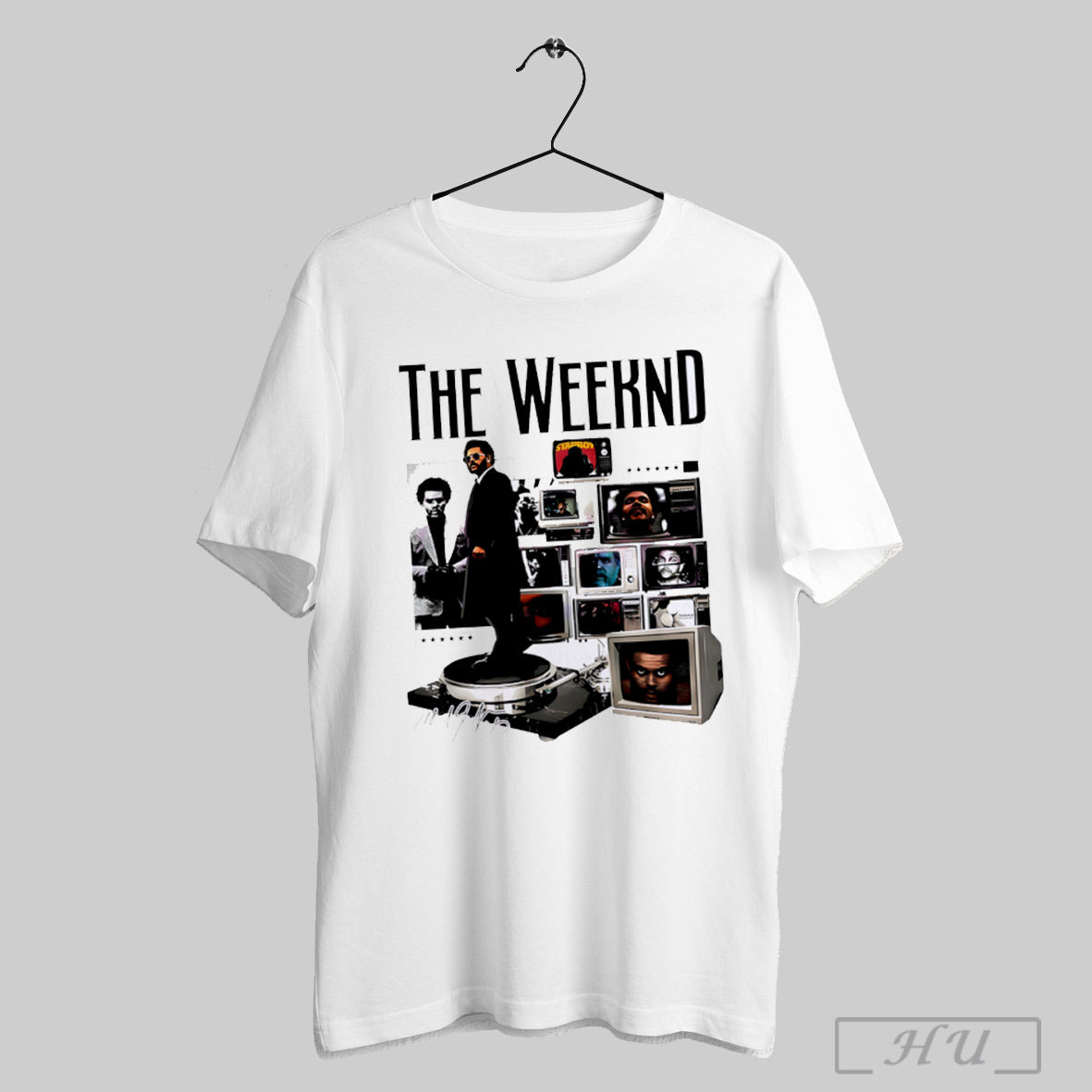 The Weeknd Hurry Up Tomorrow Signature Retro Shirt Sweatshirt Hoodie | CoreVibeTees.com