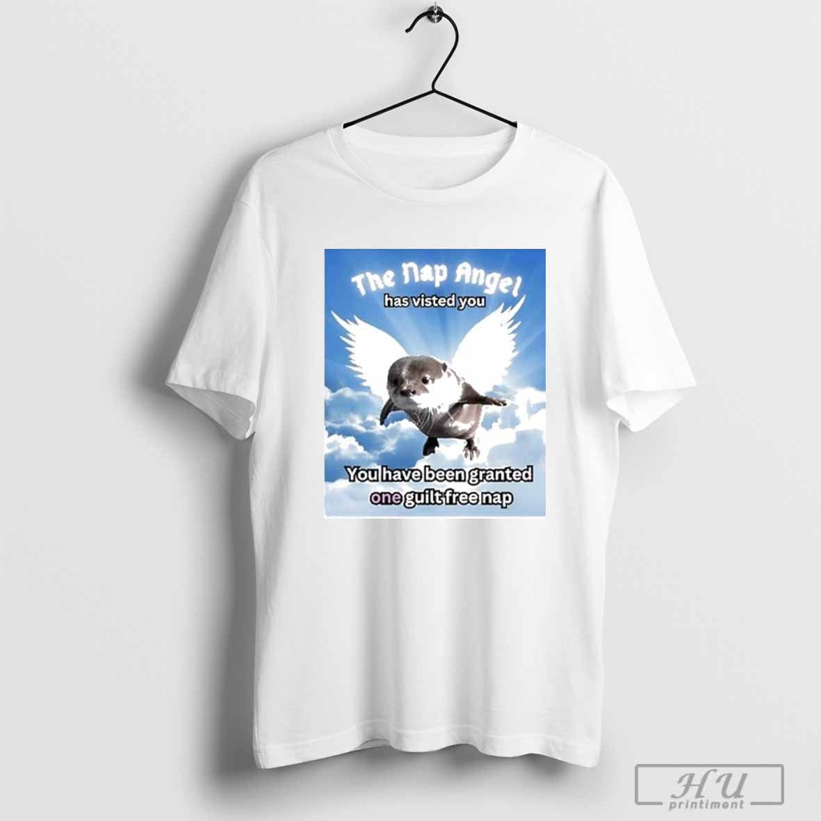 The Nap Angle Has Visited You You Have Been Granted One Guilt Free Nap T-Shirt Hoodie, Sweatshirt | CoreVibeTees.com