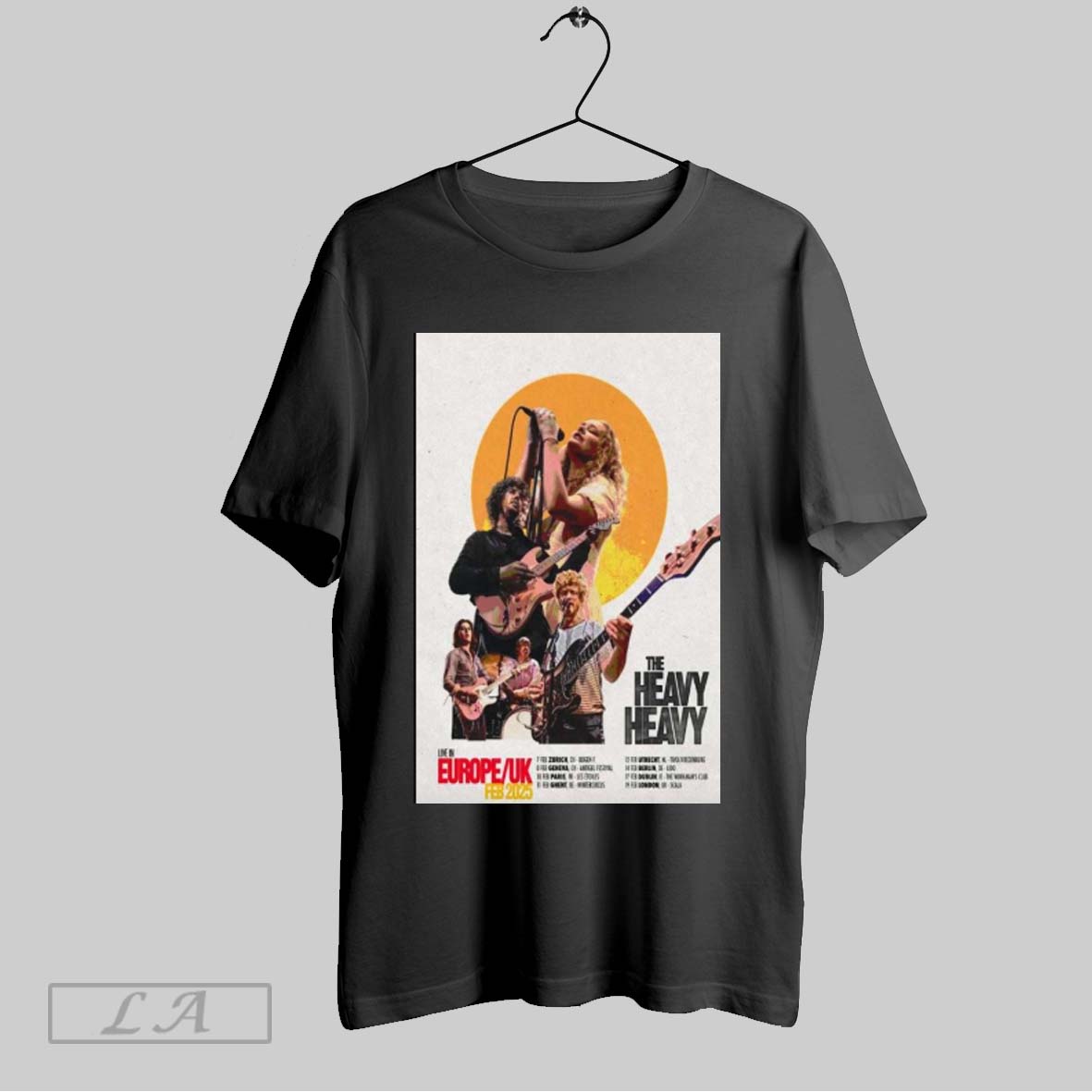 The Heavy Heavy Live In Europe Uk February 2025 Shows Poster T-Shirts, Hoodie, Sweatshirt | CoreVibeTees.com