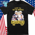Thank You For The Memories Gaudreau Johnny Gaudreau Matthew 2024 T-Shirt Hoodie, Sweatshirt | CoreVibeTees.com