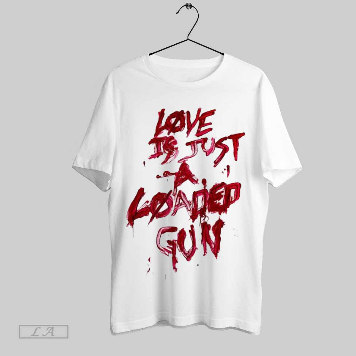 Top Love Is Just A Loaded Gun Machine Head Bonescraper T-Shirts, Hoodie, Sweatshirt | CoreVibeTees.com