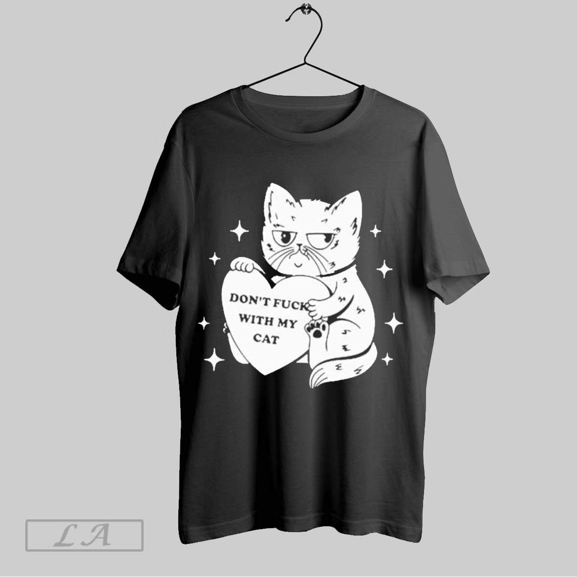 Top Dont Fuck With My Cat Marble Sweatshirt T Shirt Hoodie | CoreVibeTees.com