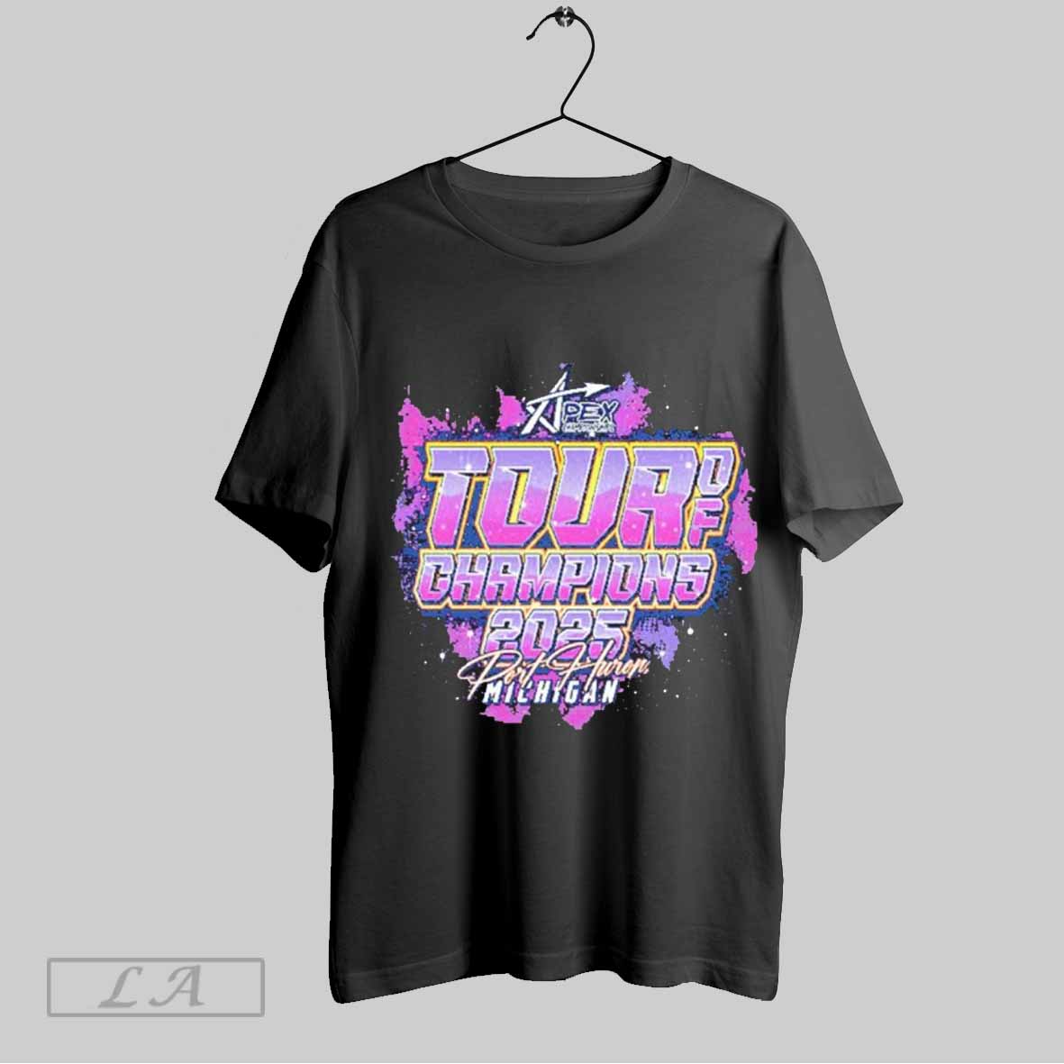 Top Apex Tour Of Champions 2025 T Shirt Sweatshirt Hoodie Shirt | CoreVibeTees.com