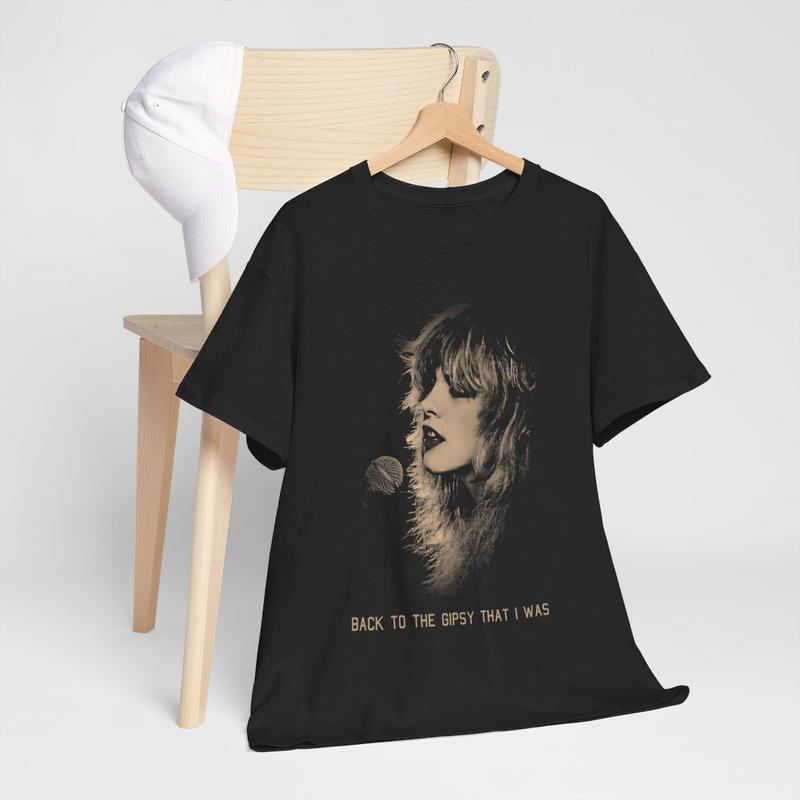 Stevie Nicks Vintage Tee, Stevie Nicks Tour 2024 Cotton Unisex T-Shirt  Menswear Tshirt Hoodie, Sweatshirt (Image 5)
