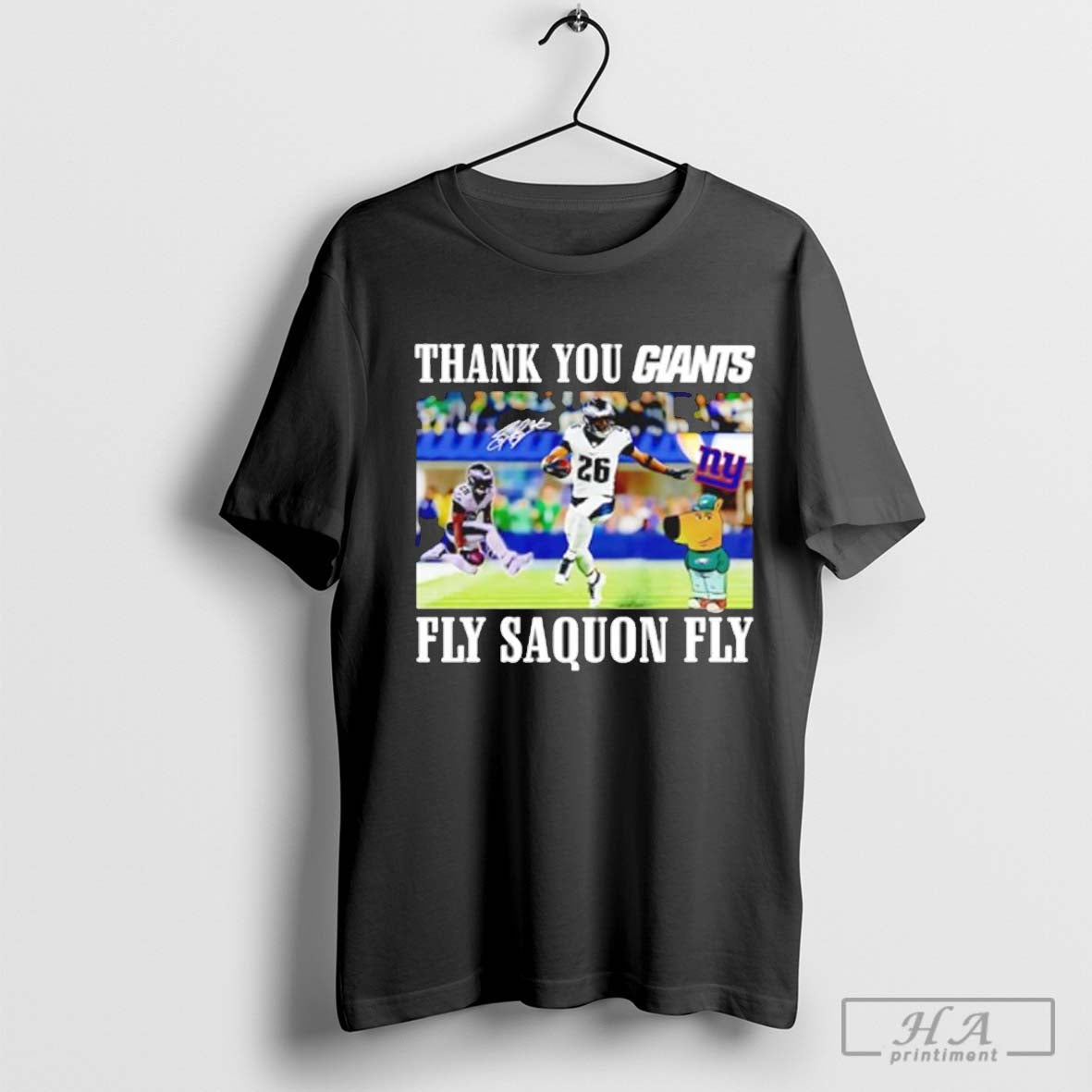 Thank You Giants Fly Saquon Barkley Fly and Chill Guy signature shirt Hoodie, Sweatshirt | CoreVibeTees.com