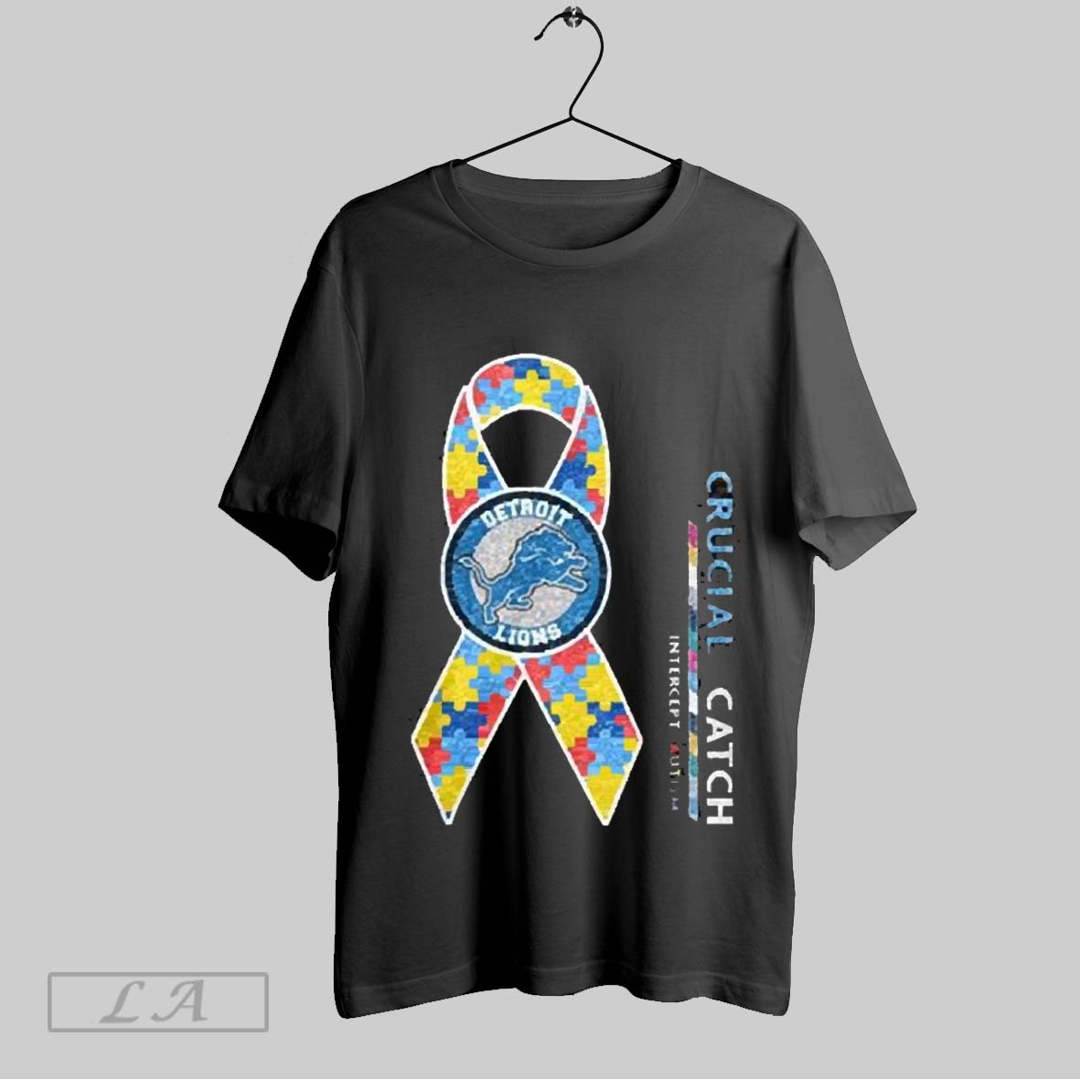 Top Lions Crucial Catch Intercept Autism 2025 Unisex Sweatshirt T Shirt Hoodie | CoreVibeTees.com