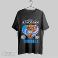 Top Never Underestimate A Woman Who Understands Basketball And Love Oklahoma City Thunder Diamond Heart Mascot 2025 T...