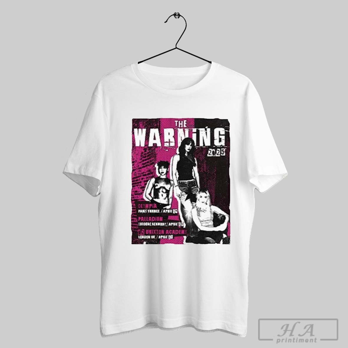 The Warning 2025 Tour European T Shirts Hoodie, Sweatshirt | CoreVibeTees.com