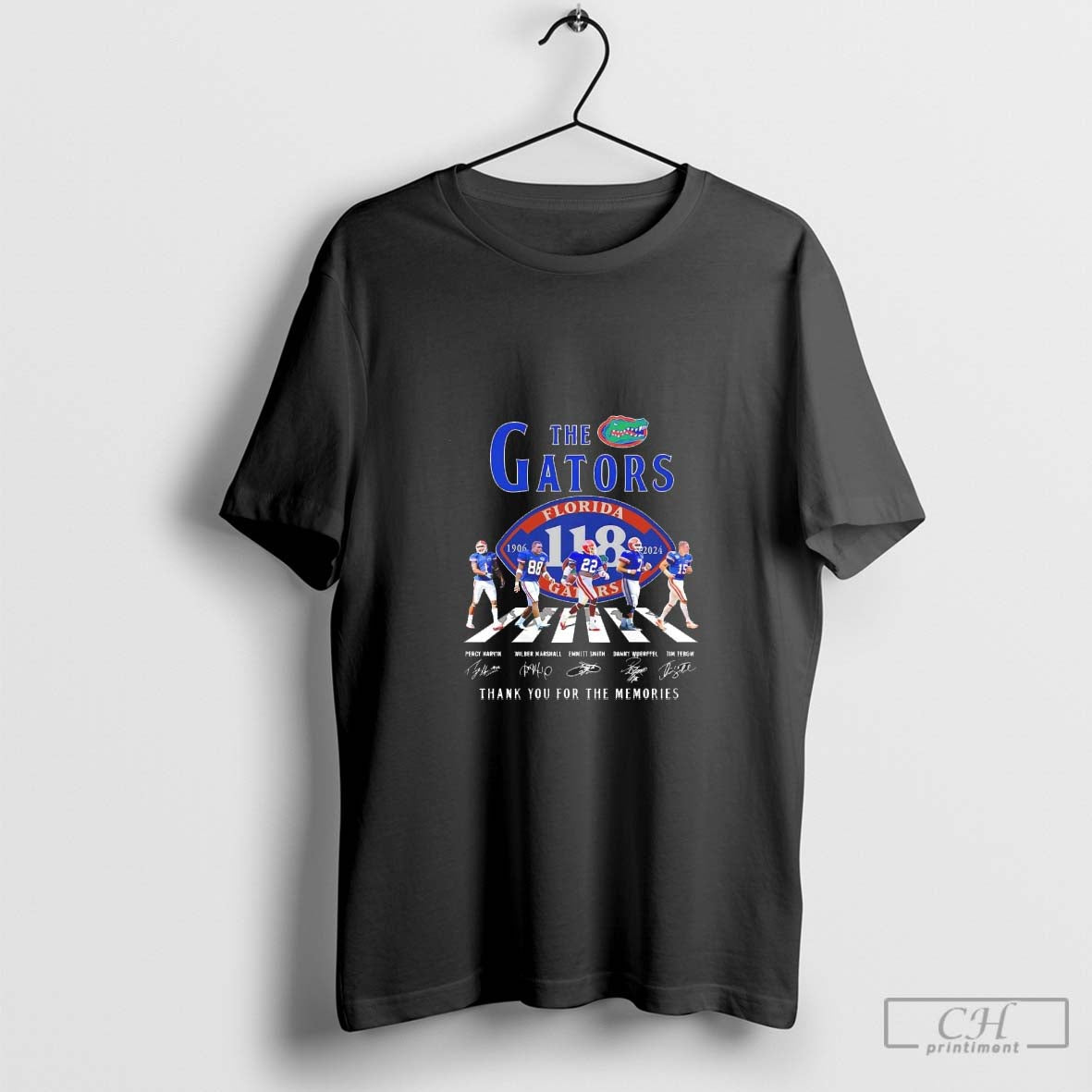 The Florida Gators Abbey Road 1906-2024 thank you for the memories signatures shirt Hoodie, Sweatshirt | CoreVibeTees.com