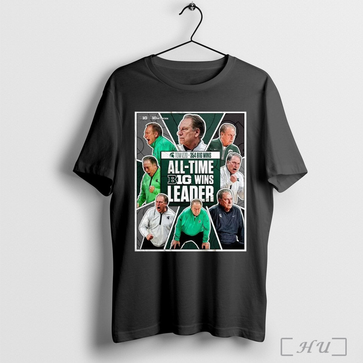 Tom Izzo 354 Big Wins All Time Big Wins Leader T Shirt Sweatshirt Hoodie | CoreVibeTees.com