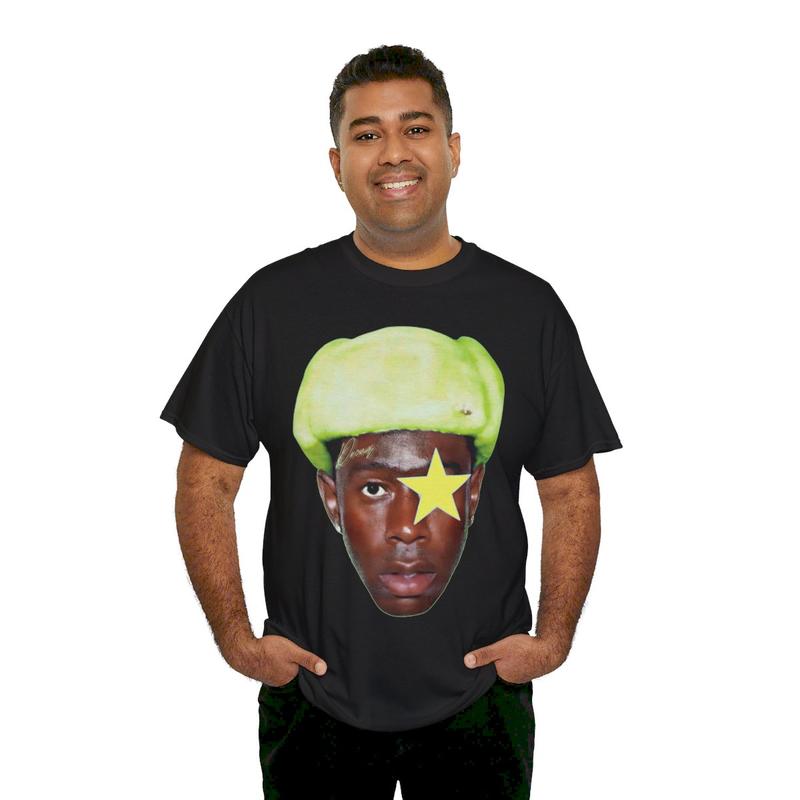 Tyler Star Inspired T-Shirt Y2k 90s Hip-Hop Vibes Heavy Cotton Graphic T-Shirt Tshirt Shirt HipHop Rap Tee... (Image 5)