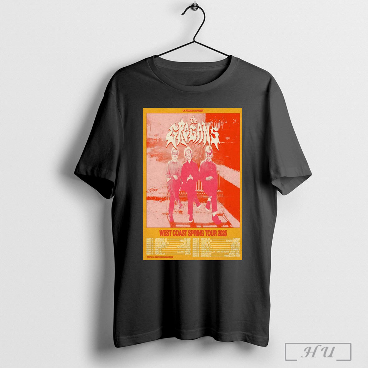The Grogans West Coast Tour 2025 Poster T Shirt Hoodie, Sweatshirt | CoreVibeTees.com
