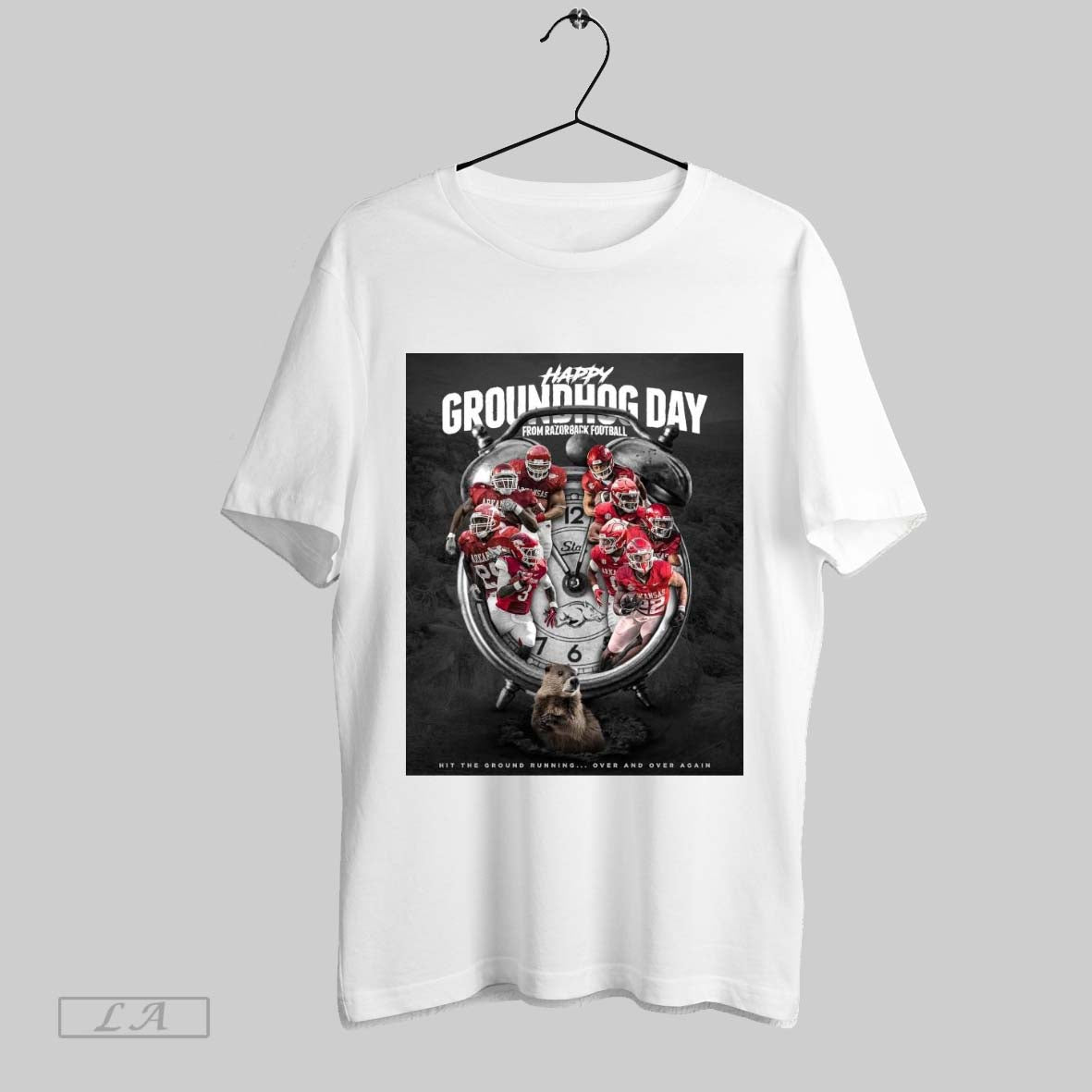 Top Arkansas Razorback Football Happy Groundhog Day From Razorback Football Hit The Ground Running Over And Over Again...