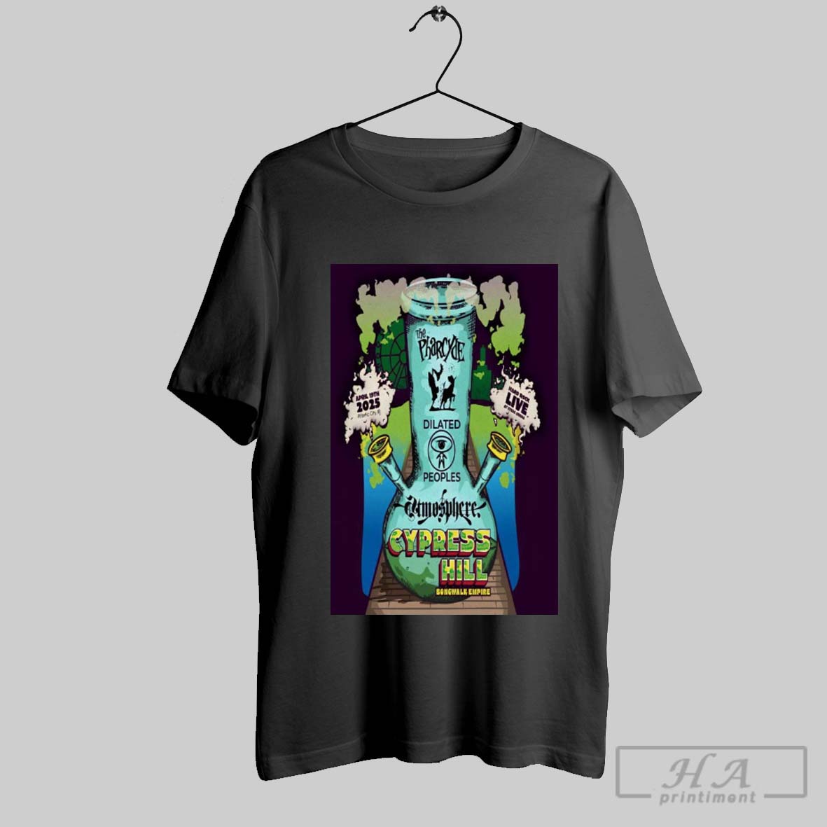 The Pharcyde Dilated Peoples Atmosphere Cypress Hill Bongwalk Empire April 19th 2025 Show Poster T Shirt Hoodie, Sweatshirt