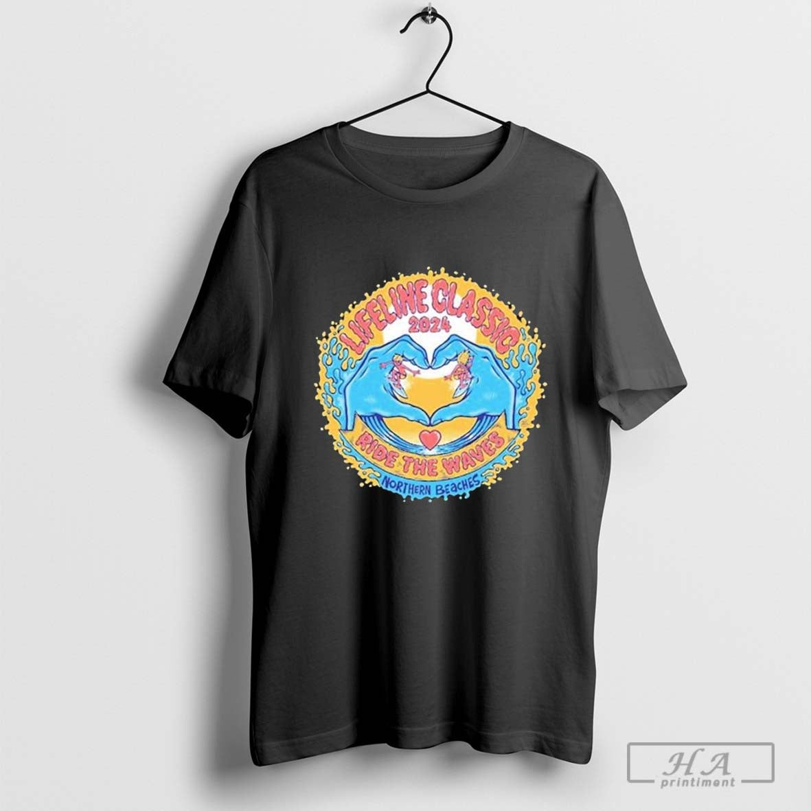 The Lifeline Classic 2024 Northern Beaches Ride The Waves T-shirt Hoodie, Sweatshirt | CoreVibeTees.com