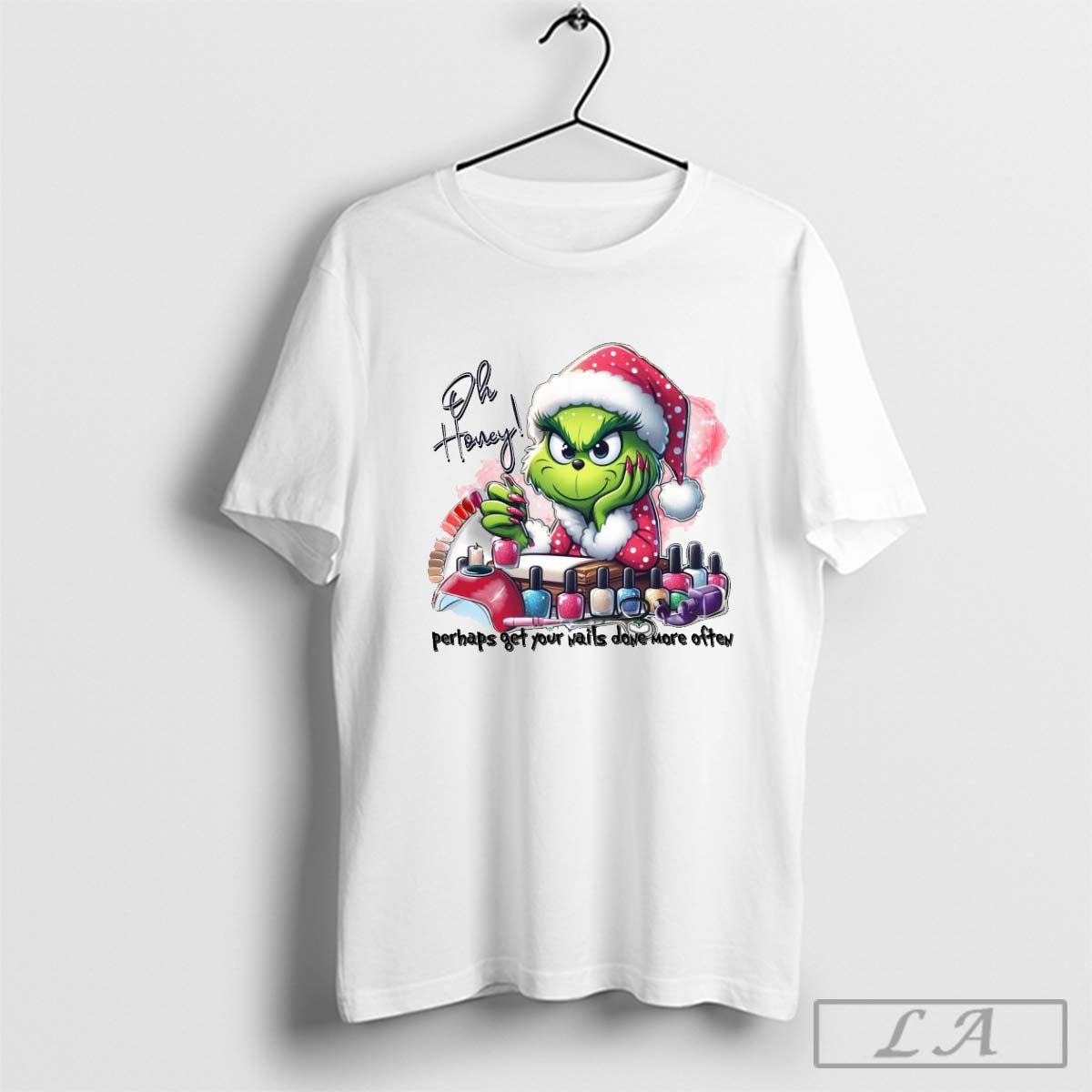 The Grinch Oh Honey Perhaps Get Your Nails Done More Often Merry Christmas Shirt Hoodie, Sweatshirt | CoreVibeTees.com