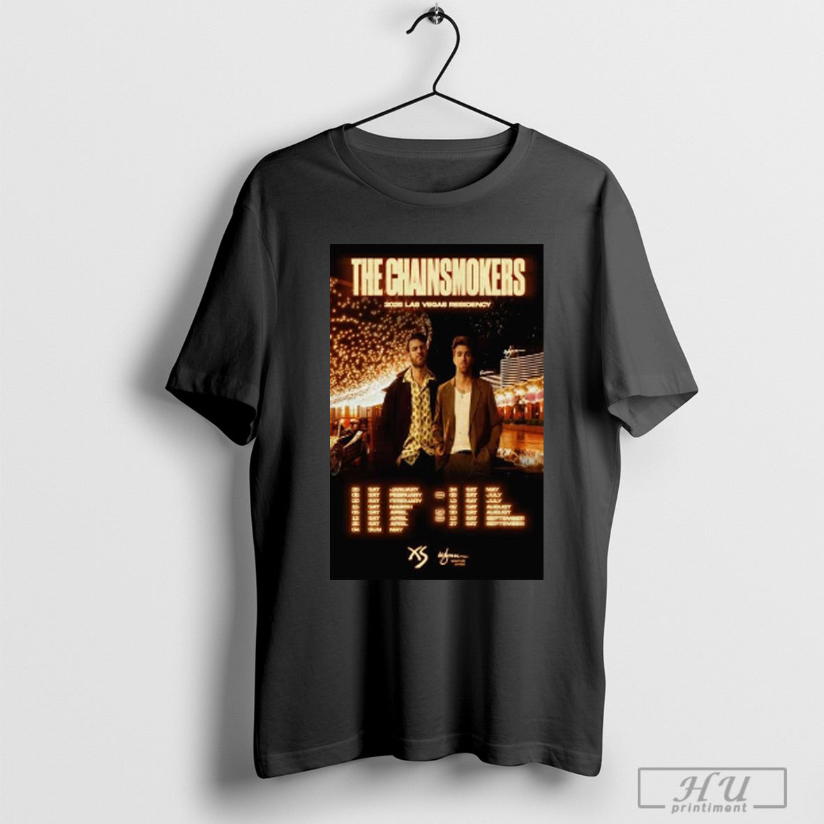 The Chainsmokers 2025 Las Vegas Residency T Shirt Sweatshirt Poster Hoodie | CoreVibeTees.com