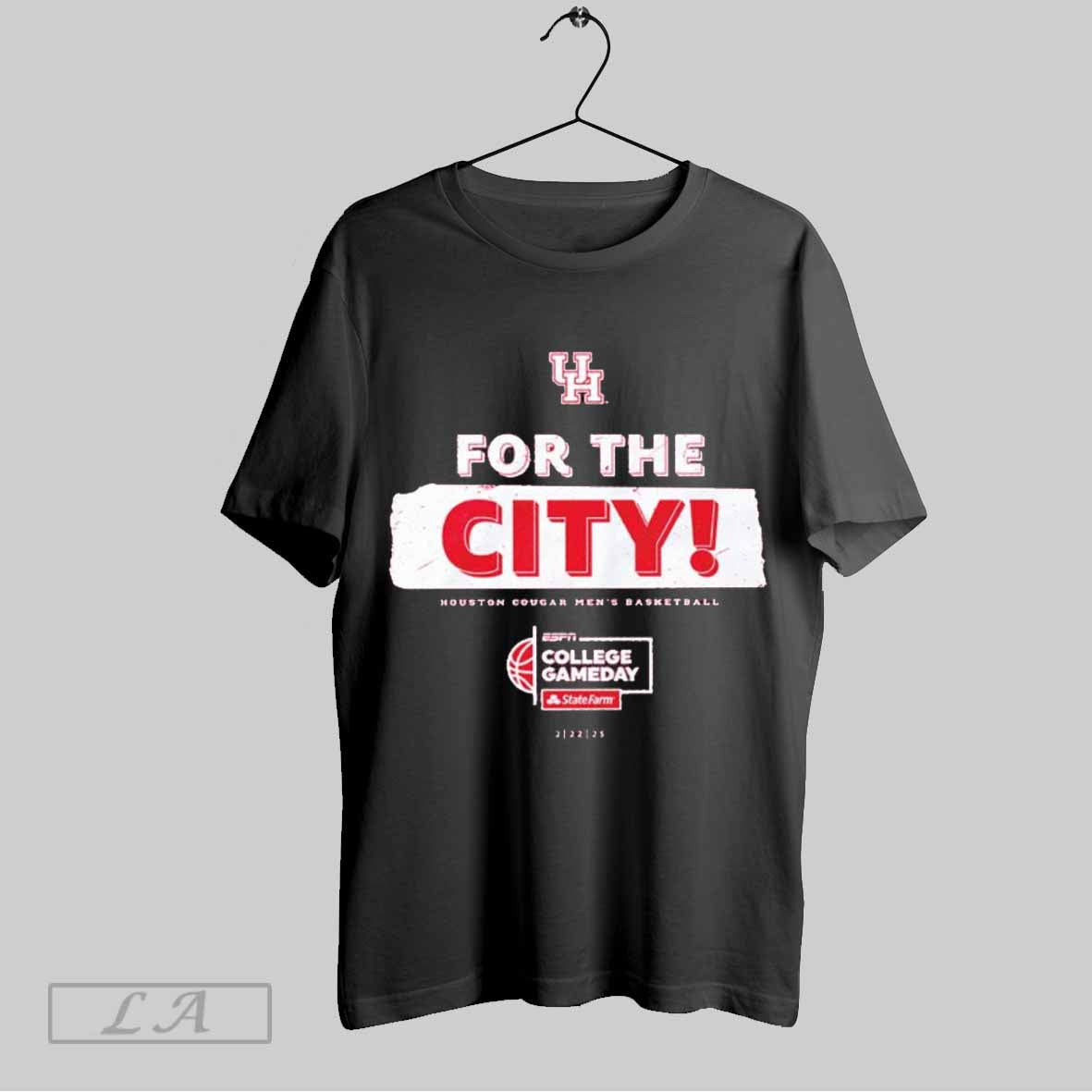 Top Houston Cougar Mens Hoops For The City 2025 College Gameday T Shirt Sweatshirt Hoodie Shirt | CoreVibeTees.com
