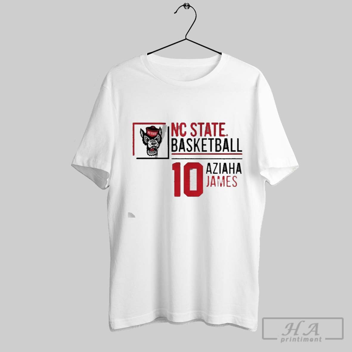 Top Nc State Basketball Aziaha James 10 T Shirt Hoodie, Sweatshirt | CoreVibeTees.com