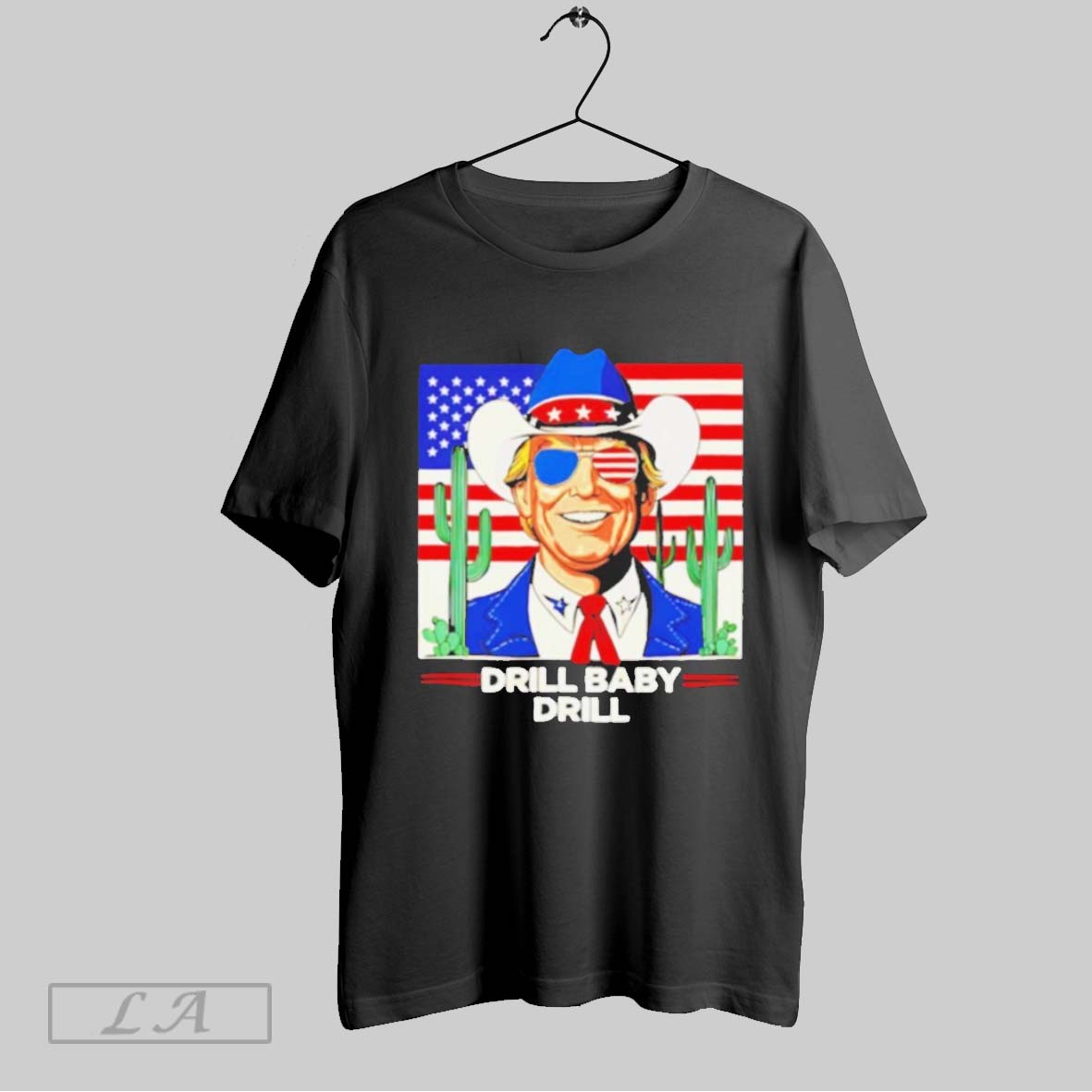 Top Drill Baby Drill Trump 2025 Cowboy Unisex Sweatshirt T Shirt Hoodie | CoreVibeTees.com