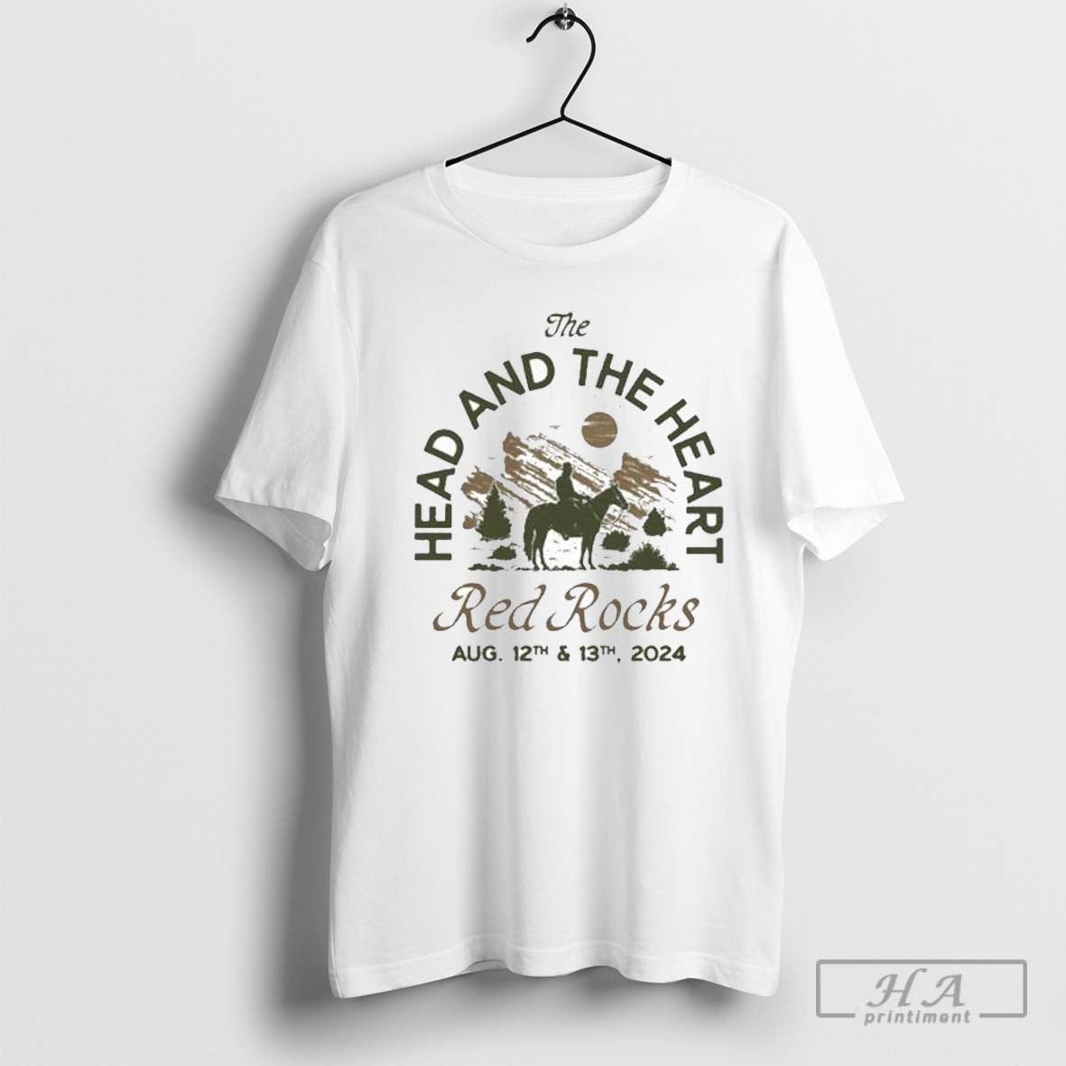 The Head And The Heart Red Rocks 2024 Event T-shirt Hoodie, Sweatshirt | CoreVibeTees.com