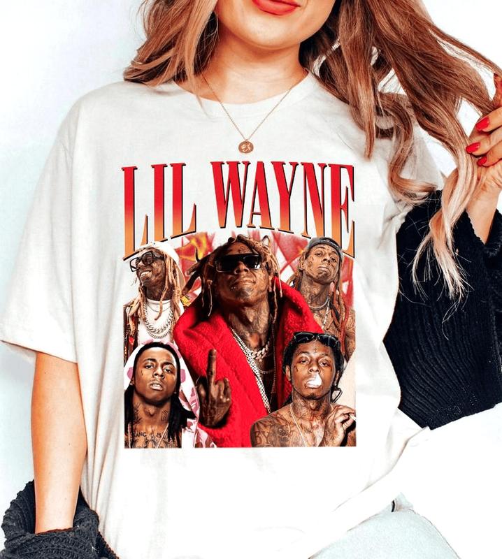 Lils S Wayne Concert Tee, Lils S Wayne Merch, Lils S Wayne Rap Shirt, Bootl,Unisex Cotton Graphic Teee... (Image 3)