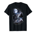 Howling Wolves Full Moon Moonlight Starry Sky Unisex T-shirt, Sweatshirt, Hoodie (1)