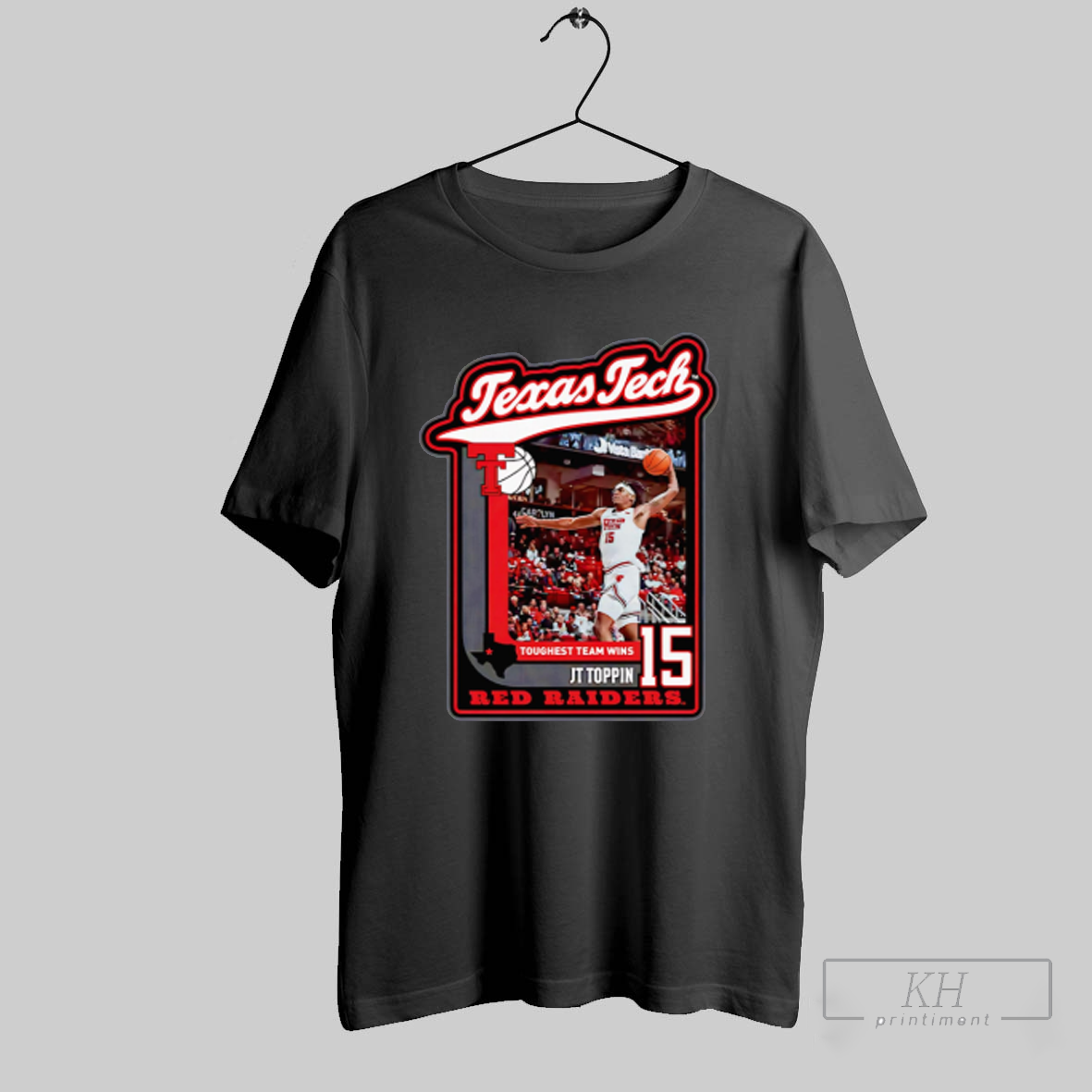 Texas Tech Basketball Jt Toppin Action Shot Shirt T Shirt Hoodie, Sweatshirt | CoreVibeTees.com