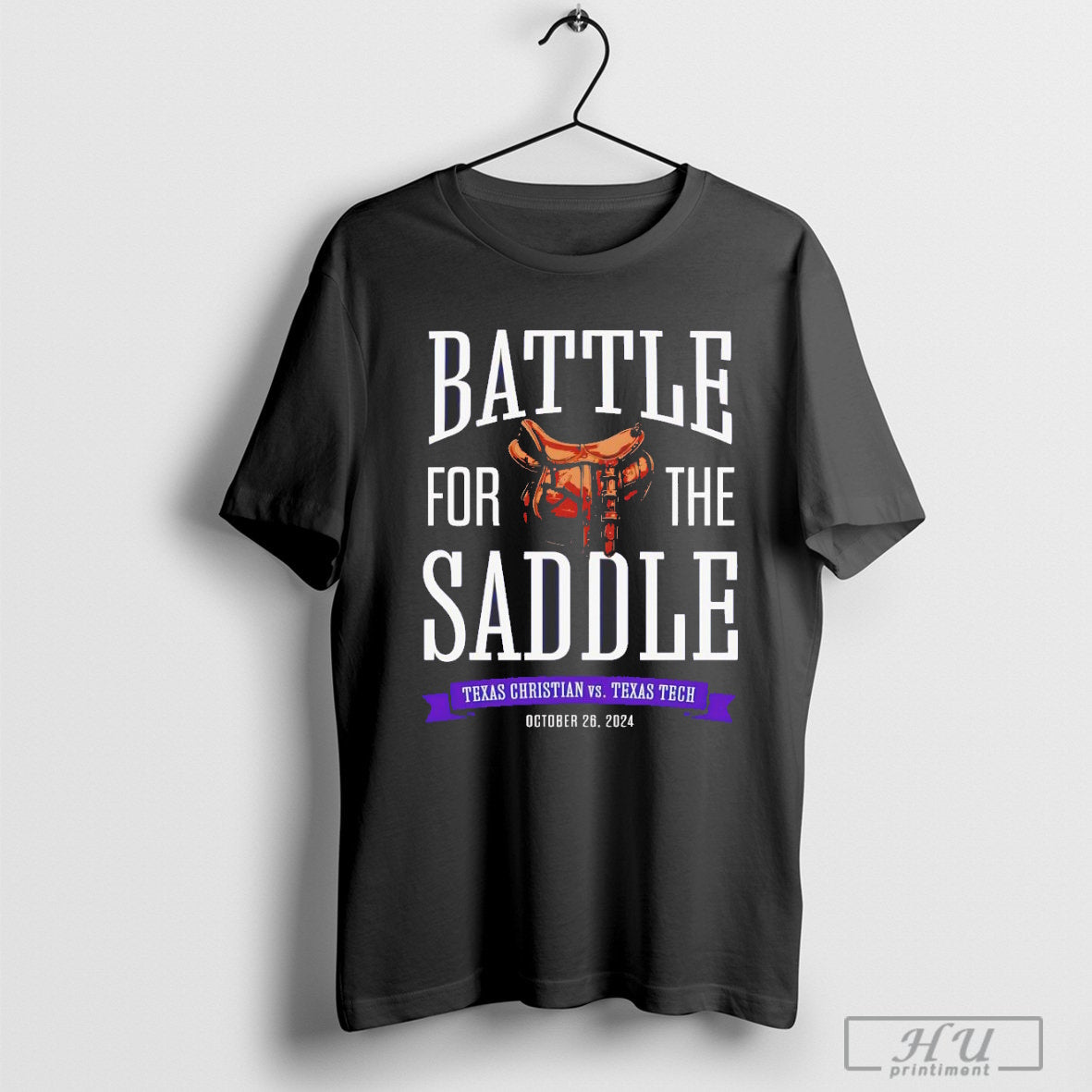 Texas Christian vs Texas Tech Battle For The Saddle 2024 T-shirt Hoodie, Sweatshirt | CoreVibeTees.com