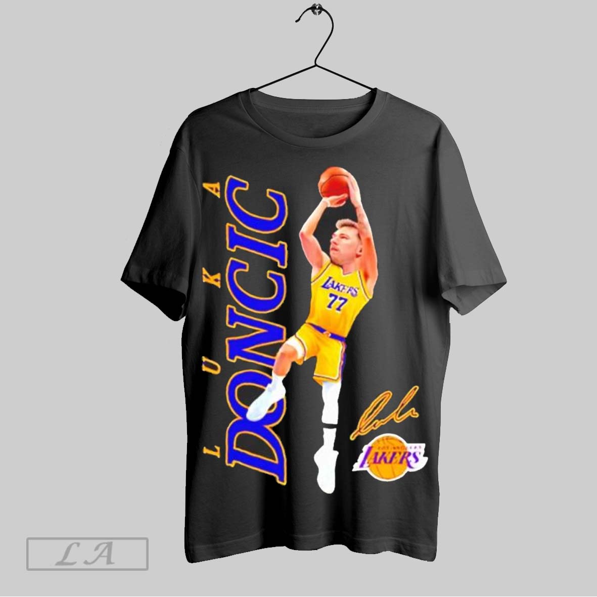 Top Luka Doncic Los Angeles Lakers Caricature Sweatshirt T Shirt Hoodie | CoreVibeTees.com