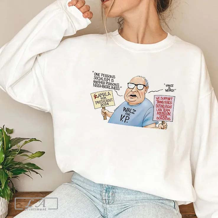 Tim Walz One Person's Socialism Is Another Person's Neighborliness T-shirt Hoodie, Sweatshirt | CoreVibeTees.com