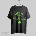 Top Embroidered Dibs On The Redhead St Patricks Day 2025 T-Shirts, Hoodie, Sweatshirt | CoreVibeTees.com