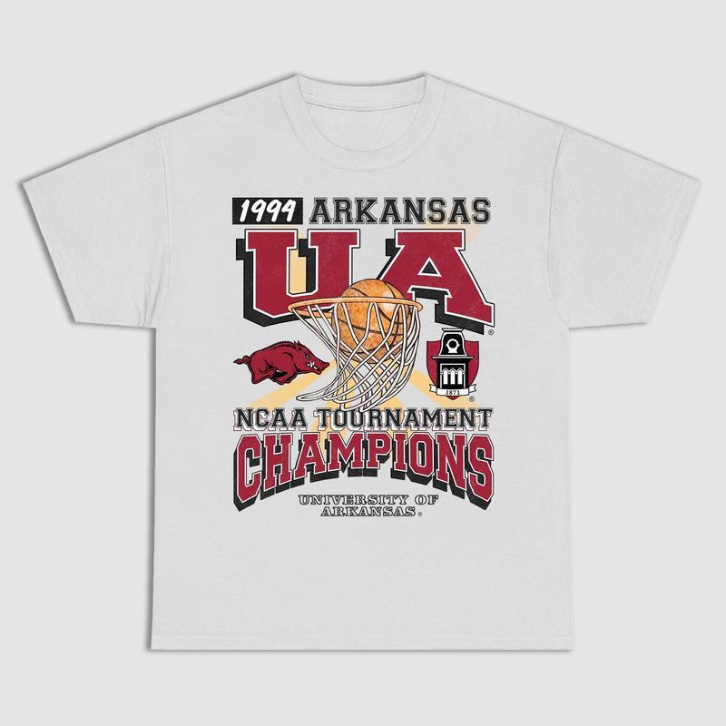 University of Arkansas Tournament Champs NC AA Merch, graphic vintage sports tees summer shirts for men Hoodie,... (Image 1)