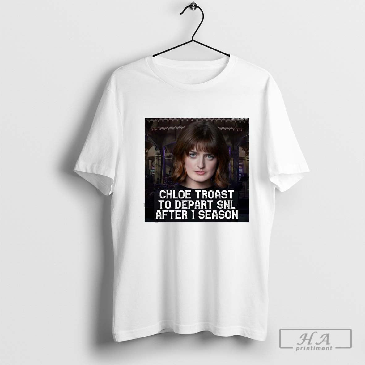 Top Chloe Troast To Depart Snl After 1 Season T-shirt Hoodie, Sweatshirt | CoreVibeTees.com