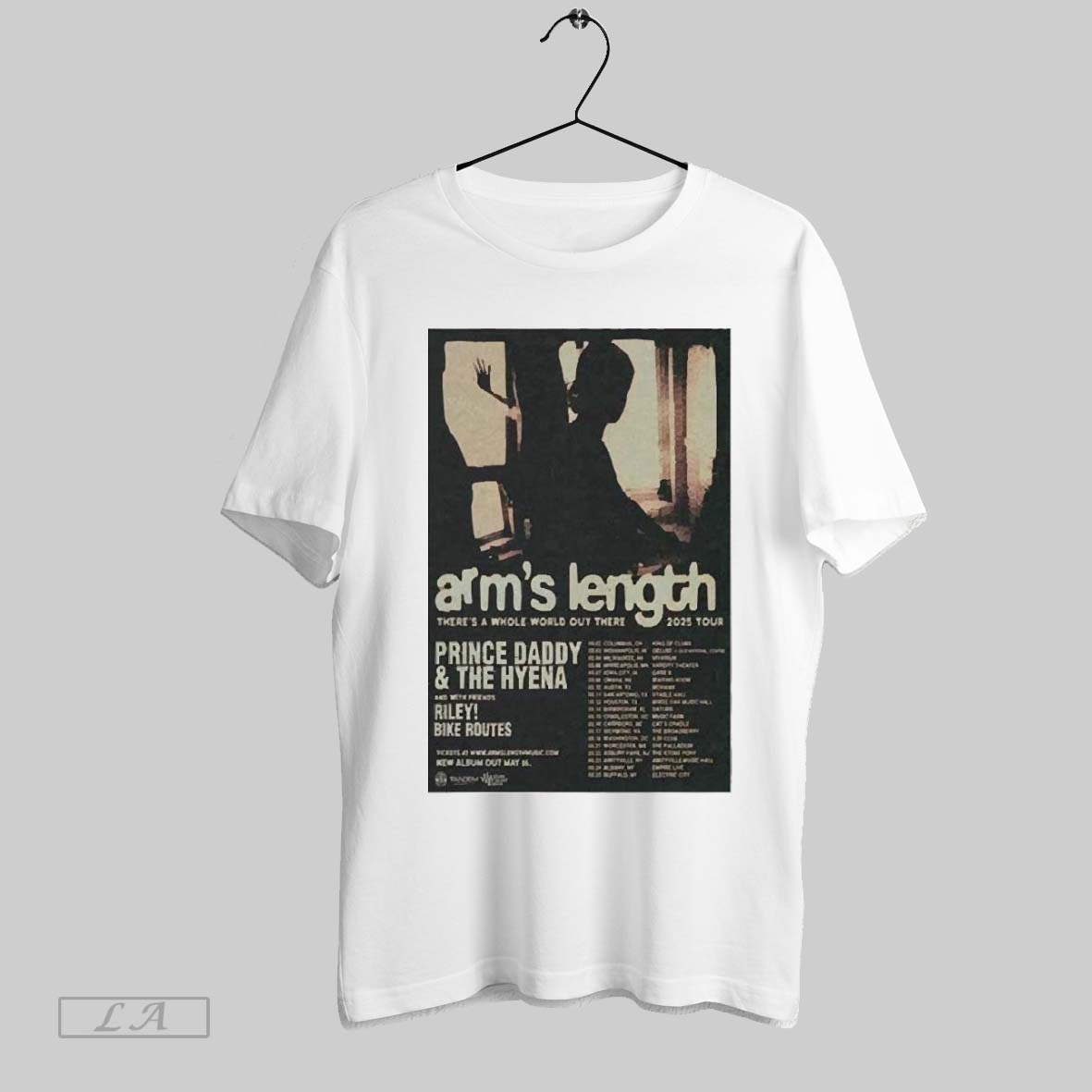 Top Arms Length Theres A Whole World Out There 2025 Tour Poster Sweatshirt T Shirt Hoodie | CoreVibeTees.com