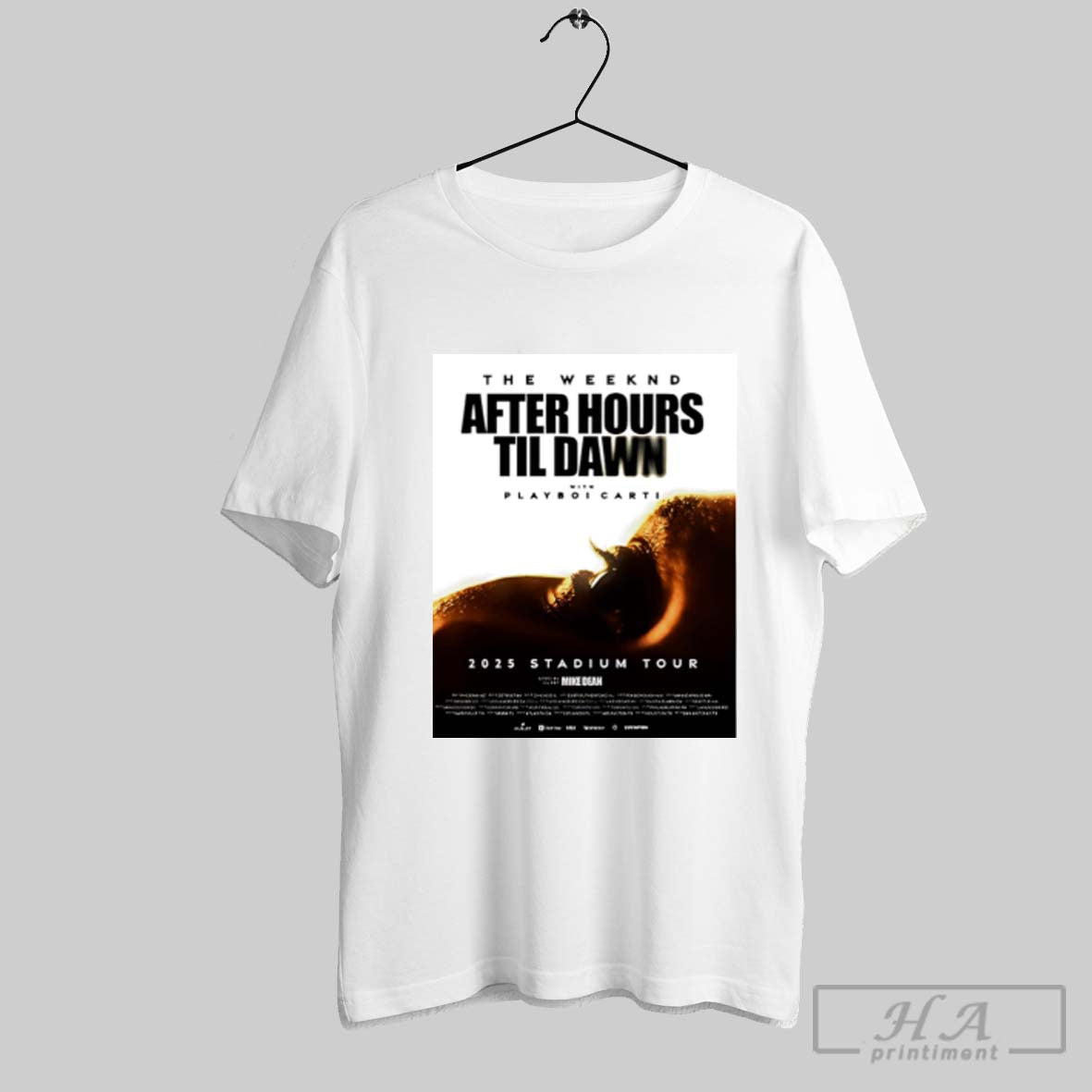 The Weeknd Stadium Tour 2025 Poster After Hours Til Dawn From May 9th To September 3rd Classic Shirts Hoodie, Sweatshirt