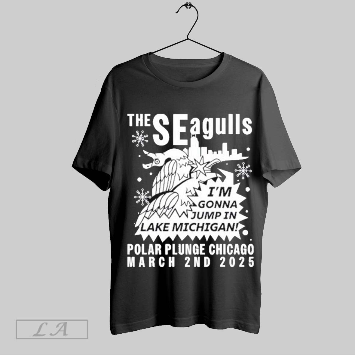The Seagulls Im Gonna Jump In Lake Michigan Polar Plunge Chicago March 2nd 2025 T Shirt Hoodie, Sweatshirt | CoreVibeTees.com