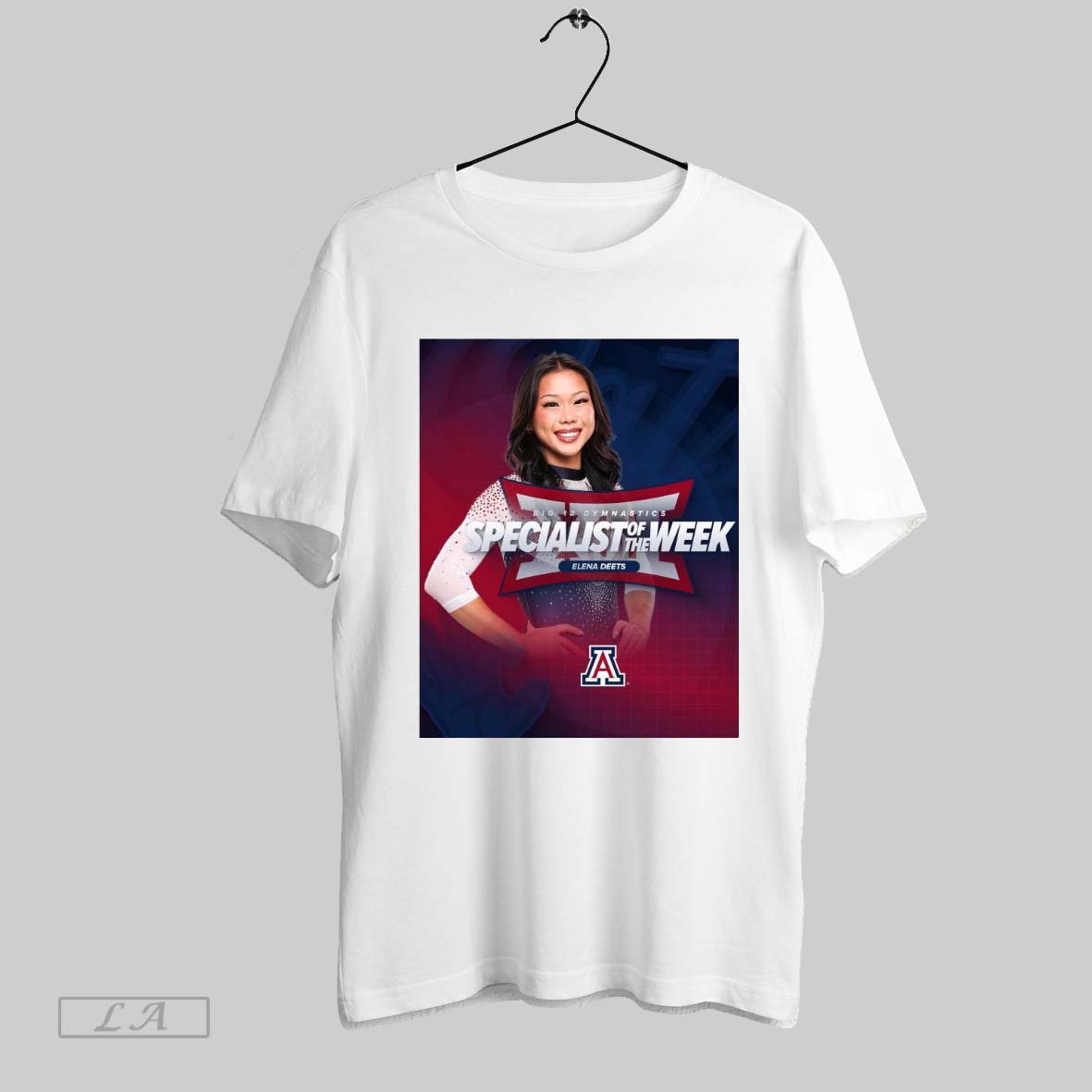 Top Arizona Gymnastics Elena Deets Secured Second Big 12 Specialist Of The Week Honor This Season Poster Unisex...