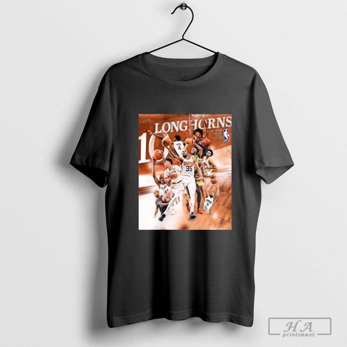 Texas Longhorns In The NBA Jarrett Allen Mohamed Bamba Kevin Durant T-shirt Hoodie, Sweatshirt | CoreVibeTees.com