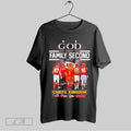 Top God First Family Second Then Kansas City Chiefs Faith Hope Love Chiefs Signatures T Shirt Sweatshirt Hoodie Shirt