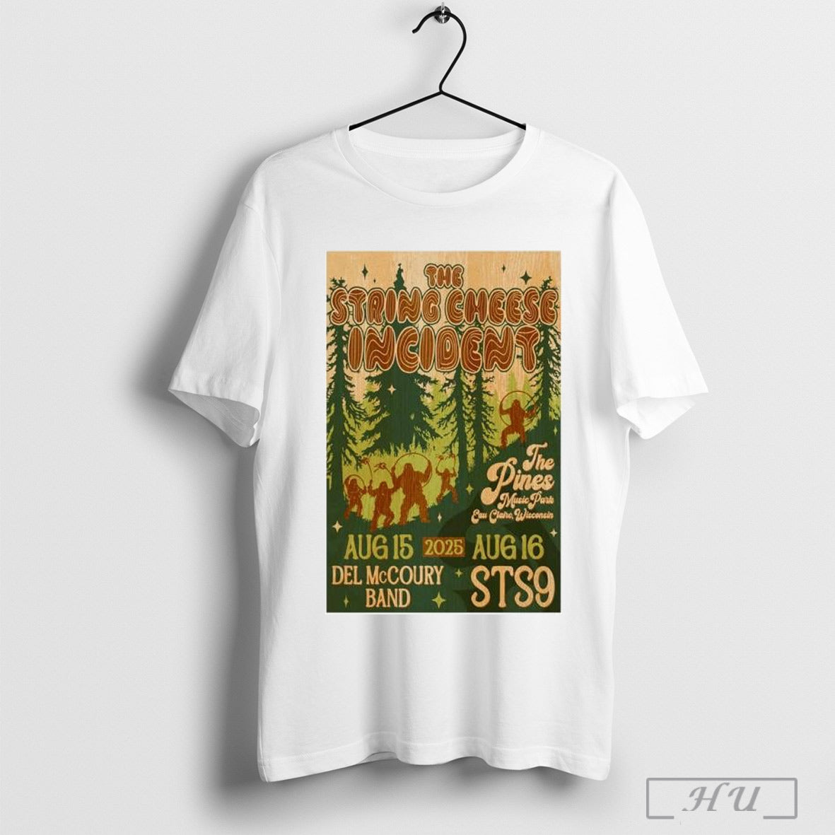 The String Cheese Incident August 15 16 2025 The Pines Music Park T Shirt Hoodie, Sweatshirt | CoreVibeTees.com