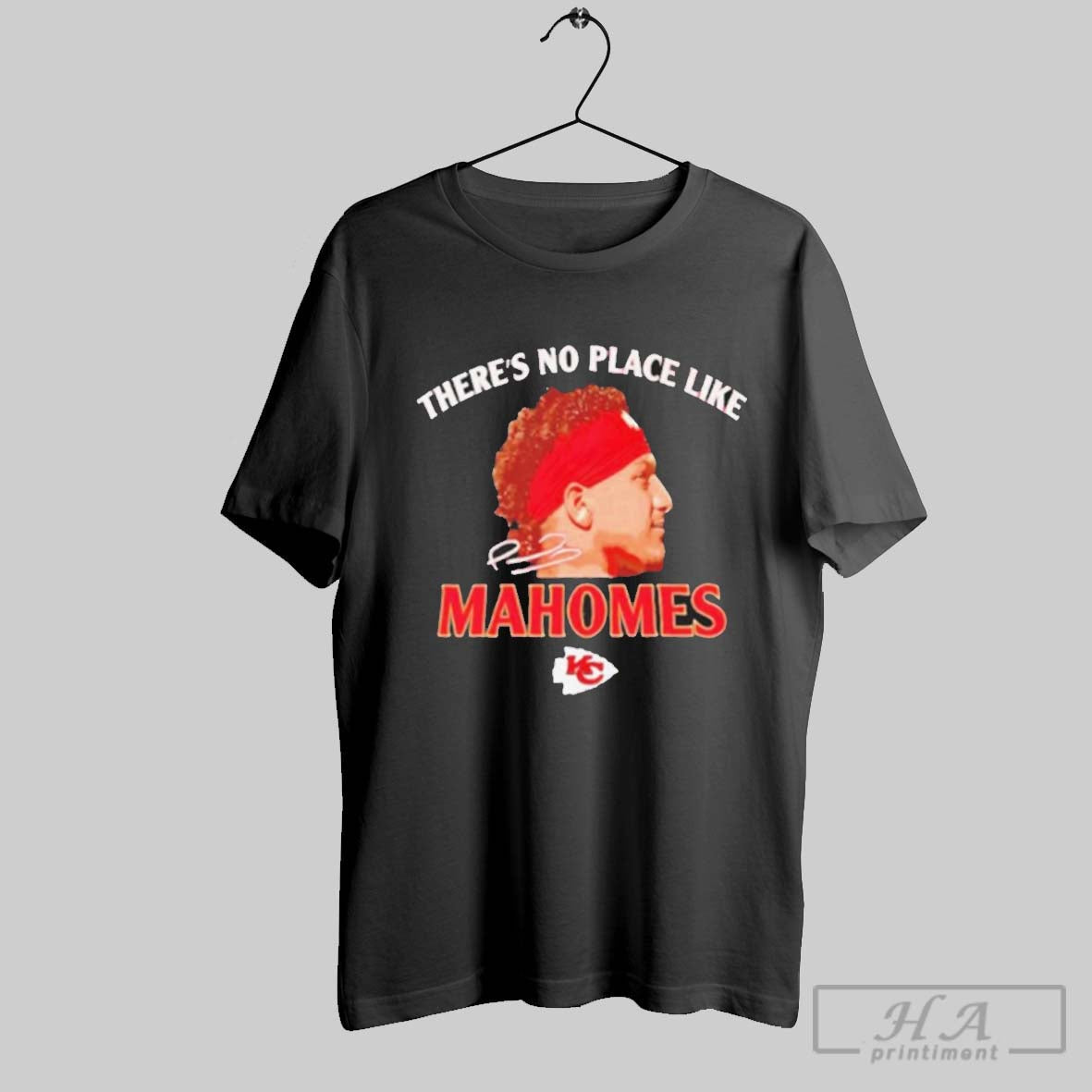 Theres No Place Like Mahomes Chiefs Siganture Shirt Hoodie, Sweatshirt | CoreVibeTees.com
