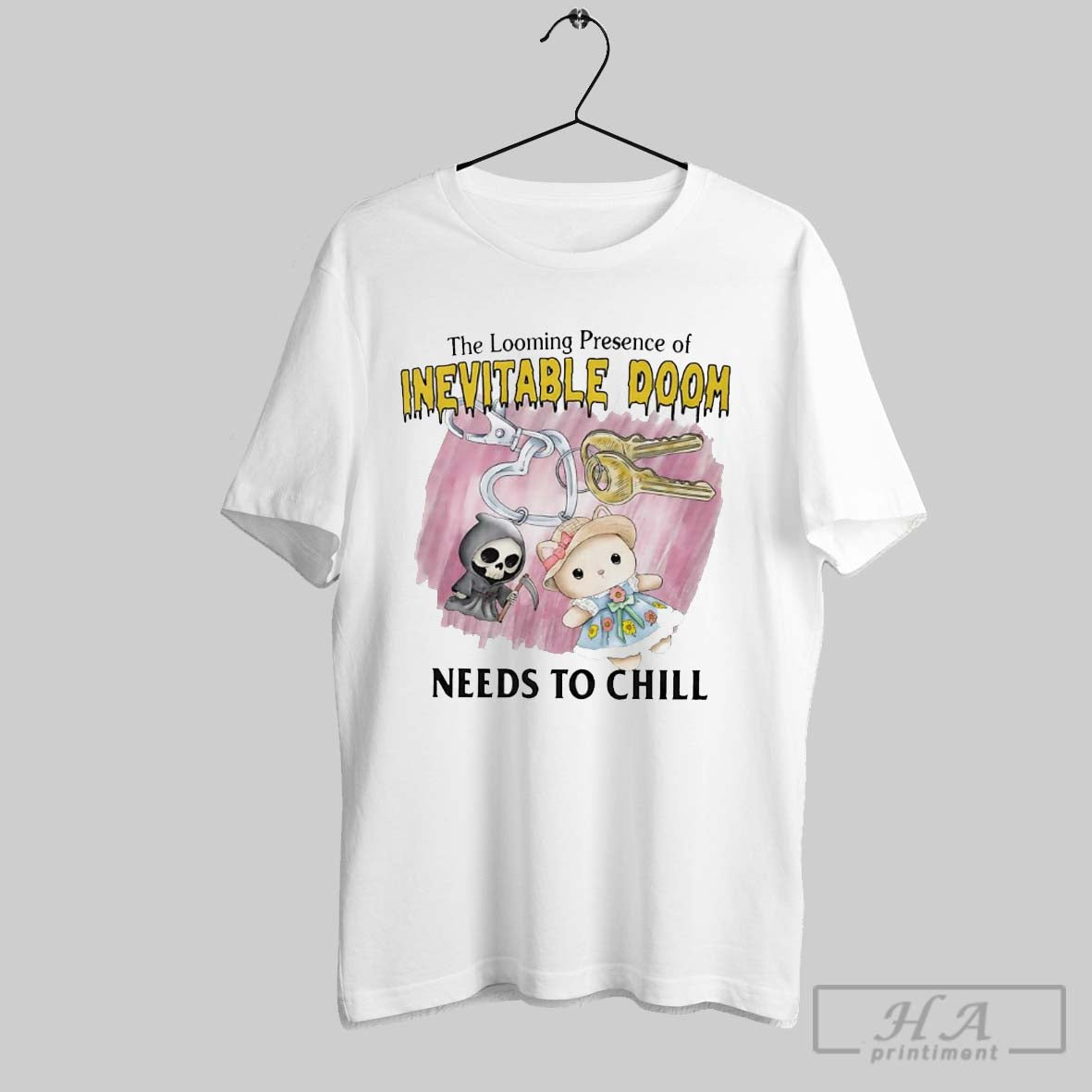 The Looming Presence Of Inevitable Doom Needs To Chill Shirt Hoodie, Sweatshirt | CoreVibeTees.com